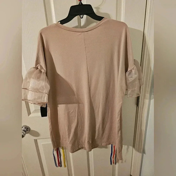 Minette NWT Woman Of Color With Ice Cream Cone Eyes Fashion Sleeves Plus Size 2X - Picture 4 of 7